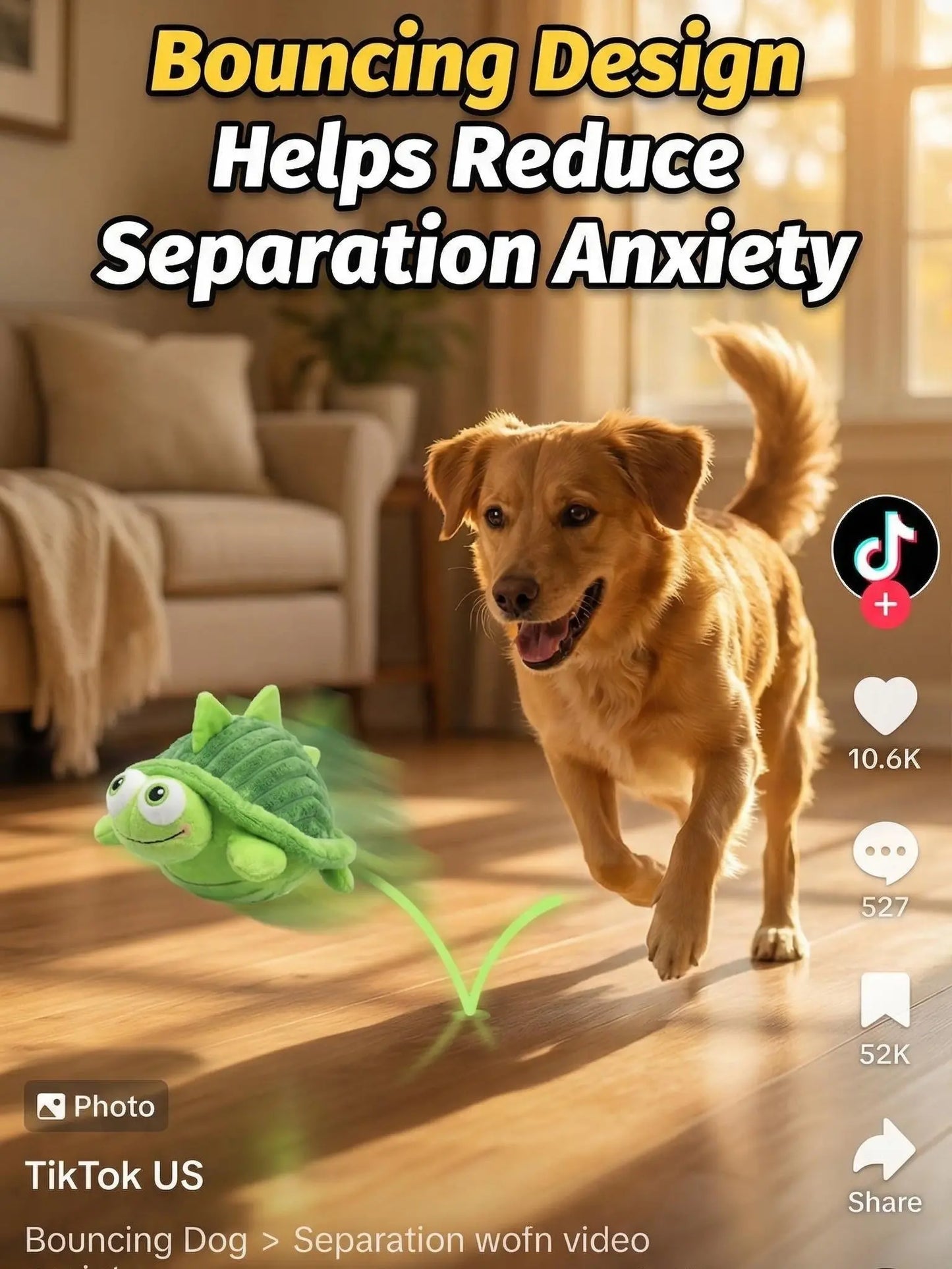 Interactive Motion-Activated Dog Ball – USB Rechargeable Squeaky Toy for All Dog Sizes, Perfect for Indoor & Outdoor Play!