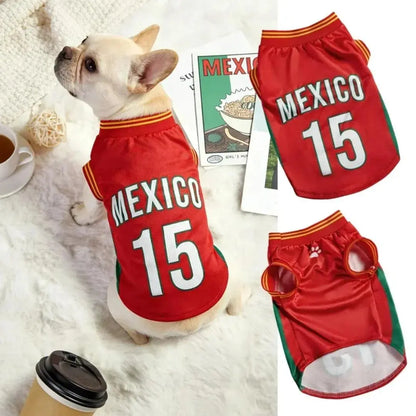 Cute & Comfy Pet Sports Jersey - Lightweight Mesh Vest for Dogs & Cats, Perfect for Game Day, Parties, and Walks!